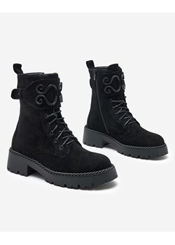 Royalfashion Botki damskie typu workery Regerre ze sklepu royalfashion.pl w kategorii Workery damskie - zdjęcie 188687083