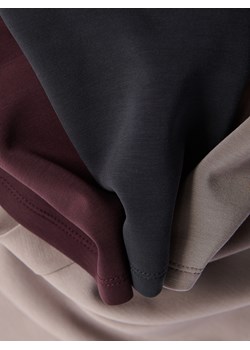 Reserved - T-shirt z modalem - ciemnofioletowy ze sklepu Reserved w kategorii Bluzki damskie - zdjęcie 188687332