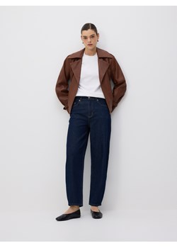 Reserved - Jeansy barrel leg - indigo jeans ze sklepu Reserved w kategorii Jeansy damskie - zdjęcie 188687422