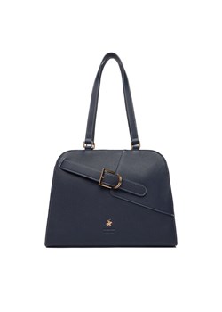 Torebka Beverly Hills Polo Club CEO-BHPC-C-006-09 Granatowy ze sklepu eobuwie.pl w kategorii Kuferki - zdjęcie 188687553