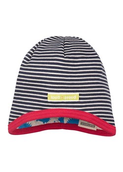 loud + proud Dwustronna czapka w kolorze czarno-biało-błękitnym ze sklepu Limango Polska w kategorii Czapki dziecięce - zdjęcie 188687930