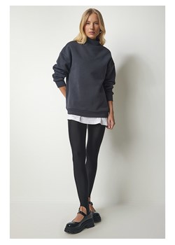 Happiness Istanbul Bluza w kolorze antracytowym ze sklepu Limango Polska w kategorii Bluzy damskie - zdjęcie 188688103