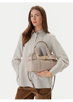 Calvin Klein Torebka Buckle Mini Tote With Strap LV04F3295G Beżowy ze sklepu MODIVO w kategorii Torebki damskie - zdjęcie 188688250
