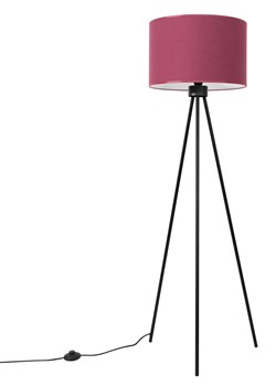 Elegancka lampa stojąca na trójnogu w kolorze burgunu M160-Lawezo ze sklepu Edinos.pl w kategorii Lampy podłogowe - zdjęcie 188689333