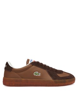 Sneakersy Lacoste Baseshot Pro 51SMA0077 Brązowy ze sklepu eobuwie.pl w kategorii Buty sportowe męskie - zdjęcie 188689373