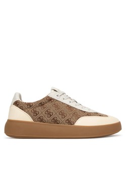 Sneakersy Guess FLPPAR FAL12 Beżowy ze sklepu eobuwie.pl w kategorii Buty sportowe damskie - zdjęcie 188689432