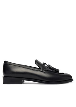 Max Mara Loafersy 2614521411600 Czarny ze sklepu MODIVO w kategorii Lordsy damskie - zdjęcie 188690110