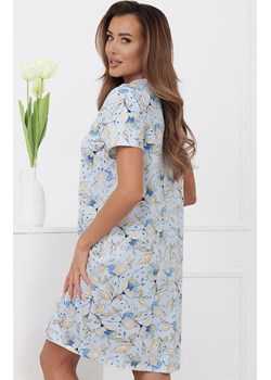 Damska koszula nocna z krótkim rękawem Celozja, Kolor jasnoniebieski, Rozmiar M, Italian Fashion ze sklepu Primodo w kategorii Koszule nocne - zdjęcie 188690442