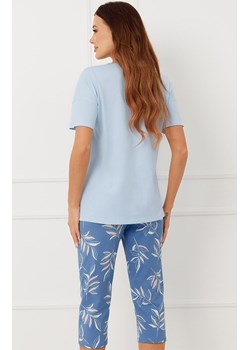 Piżama damska z krótkim rękawem niebieska Erula, Kolor niebieski-wzór, Rozmiar M, Italian Fashion ze sklepu Primodo w kategorii Piżamy damskie - zdjęcie 188690480