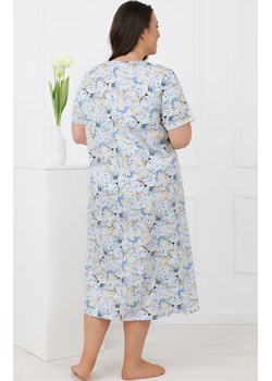 Długa koszula nocna z krótkim rękawem Samoa, Kolor jasnoniebieski, Rozmiar M, Italian Fashion ze sklepu Primodo w kategorii Koszule nocne - zdjęcie 188690484