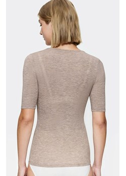 Triumph top damski z krótkim rękawem Beauty Layers 10223053-M003, Kolor beżowy melanż, Rozmiar L, Triumph ze sklepu Primodo w kategorii Bluzki damskie - zdjęcie 188690522