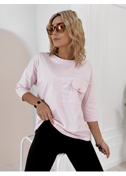 bluzka sabine jasnoróżowa one size ze sklepu UBRA w kategorii Bluzki damskie - zdjęcie 188690820