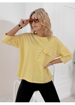 bluzka sabine żółta one size ze sklepu UBRA w kategorii Bluzki damskie - zdjęcie 188690831