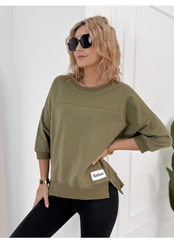 bluzka safari khaki one size ze sklepu UBRA w kategorii Bluzki damskie - zdjęcie 188690982