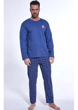 Długa piżama męska Never 4 124/189, Kolor niebieski-wzór, Rozmiar L, Cornette ze sklepu Intymna w kategorii Piżamy męskie - zdjęcie 188691180