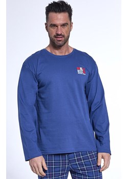 Długa piżama męska Never 4 124/189, Kolor niebieski-wzór, Rozmiar L, Cornette ze sklepu Intymna w kategorii Piżamy męskie - zdjęcie 188691181