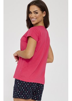 Krótka piżama damska Gummy Queen 628/333, Kolor różowo-granatowy, Rozmiar 2XL, Cornette ze sklepu Intymna w kategorii Piżamy damskie - zdjęcie 188691191