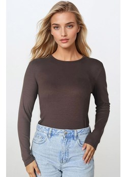 Eldar koszulka damska na długi rękaw czekoladowa Irma, Kolor czekoladowy, Rozmiar 2XL, Eldar ze sklepu Intymna w kategorii Bluzki damskie - zdjęcie 188691263