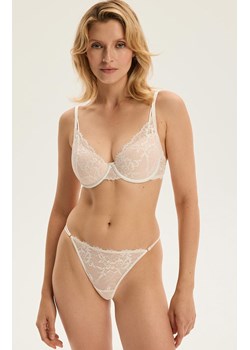 Esotiq koronkowe stringi damskie Cloe 43535-01X, Kolor kremowy, Rozmiar M, Esotiq ze sklepu Intymna w kategorii Majtki damskie - zdjęcie 188691311