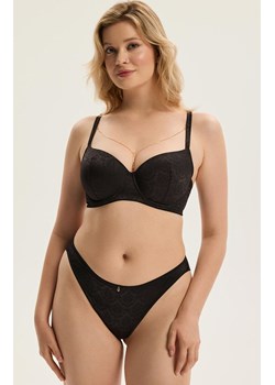 Esotiq biustonosz usztywniany z łańcuszkiem Charm 43983-99X, Kolor czarny, Rozmiar 70F, Esotiq ze sklepu Intymna w kategorii Biustonosze - zdjęcie 188691380