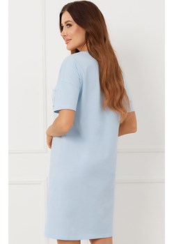 Damska koszula nocna niebieska Erula, Kolor niebieski, Rozmiar M, Italian Fashion ze sklepu Intymna w kategorii Koszule nocne - zdjęcie 188691603