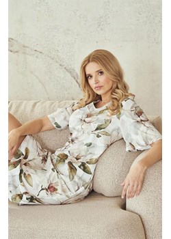 Koszula nocna damska 3534 Afrodyta, Kolor kremowy-wzór, Rozmiar M, Taro ze sklepu Intymna w kategorii Koszule nocne - zdjęcie 188691761