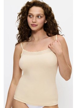 Triumph top damski z cienkimi ramiączkami Feel of Modal Spaghetti 10221654-6720, Kolor kremowy, Rozmiar L, Triumph ze sklepu Intymna w kategorii Podkoszulki i halki - zdjęcie 188691792