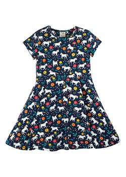 Frugi Sukienka "Spring" w kolorze granatowym ze sklepu Limango Polska w kategorii Sukienki dziewczęce - zdjęcie 188692053