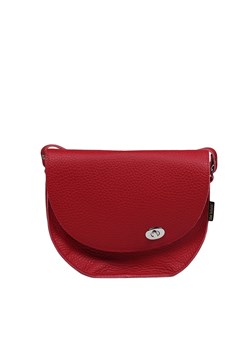 -czerwona torebka damska skórzana na ramię  Sophie ze sklepu Słoń Torbalski w kategorii Listonoszki - zdjęcie 188692664