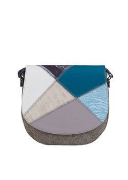 -beżowa torebka damska skórzana listonoszka na ramię  Mała Zu ze sklepu Słoń Torbalski w kategorii Listonoszki - zdjęcie 188692711