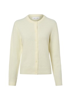 Samsøe Samsøe Damski kardigan z zawartością alpaki - Nor Short Kobiety Wełna waniliowy jednolity ze sklepu vangraaf w kategorii Swetry damskie - zdjęcie 188692801