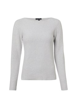 Franco Callegari Sweter damski z dzianiny Kobiety Bawełna (100%) szary wypukły wzór tkaniny ze sklepu vangraaf w kategorii Swetry damskie - zdjęcie 188692811