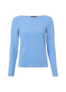 Franco Callegari Sweter damski z dzianiny Kobiety Bawełna (100%) jasnoniebieski wypukły wzór tkaniny ze sklepu vangraaf w kategorii Swetry damskie - zdjęcie 188692813