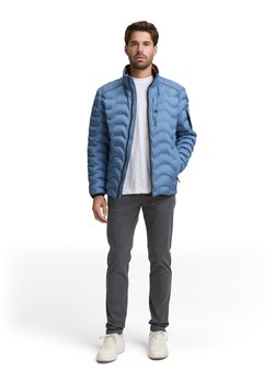 Tom Tailor Pikowana kurtka męska Mężczyźni granatowy jednolity ze sklepu vangraaf w kategorii Kurtki męskie - zdjęcie 188692834