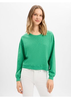 american vintage Bluza damska - Sonoma Kobiety Bawełna granatowy jednolity ze sklepu vangraaf w kategorii Bluzy damskie - zdjęcie 188692884