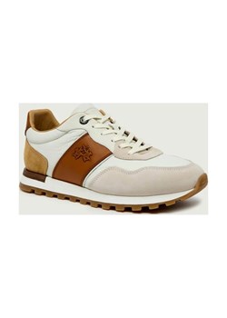 La Martina Skórzane sneakersy UOMO | zamsz ze sklepu Gomez Fashion Store w kategorii Buty sportowe męskie - zdjęcie 188693081