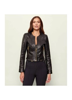 Elisabetta Franchi Skórzana kurtka | Slim Fit ze sklepu Gomez Fashion Store w kategorii Kurtki damskie - zdjęcie 188694611