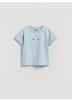 Reserved - T-shirt Lilo i Stitch - jasnoniebieski ze sklepu Reserved w kategorii Bluzki dziewczęce - zdjęcie 188694964