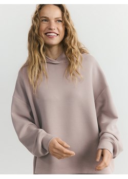 Reserved - Bluza oversize z modalem - beżowy ze sklepu Reserved w kategorii Bluzy damskie - zdjęcie 188695220
