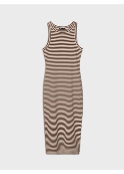 Sinsay - Sukienka maxi na ramiączkach - brązowy ze sklepu Sinsay w kategorii Sukienki - zdjęcie 188696493