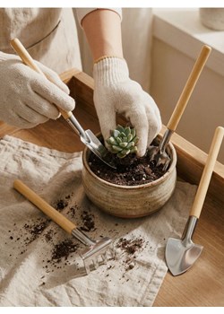 Sinsay - Zestaw narzędzi ogrodowych - srebrny ze sklepu Sinsay w kategorii Pozostałe wyposażenie ogrodowe - zdjęcie 188696571