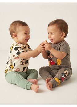 Sinsay - Bawełniana koszulka z nadrukiem 2 pack - szary ze sklepu Sinsay w kategorii T-shirty chłopięce - zdjęcie 188696601