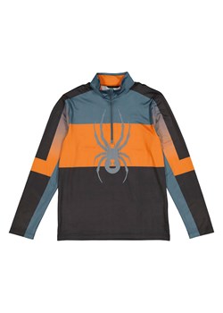 SPYDER Koszulka funkcyjna "Podium" w kolorze czarno-pomarańczowo-niebieskim ze sklepu Limango Polska w kategorii T-shirty męskie - zdjęcie 188697180
