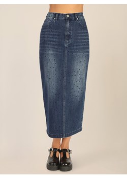 APART Spódnica dżinsowa w kolorze niebieskim ze sklepu Limango Polska w kategorii Spódnice - zdjęcie 188700193