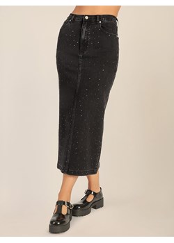APART Spódnica dżinsowa w kolorze czarnym ze sklepu Limango Polska w kategorii Spódnice - zdjęcie 188700351