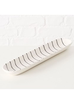Boltze Miska "Baguette" w kolorze biało-czarnym do serwowania - dł. 40,4 cm ze sklepu Limango Polska w kategorii Misy i tace dekoracyjne - zdjęcie 188700822