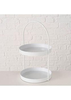 Boltze Etażerka "Joko" w kolorze białym - wys. 44,5 cm ze sklepu Limango Polska w kategorii Misy i tace dekoracyjne - zdjęcie 188700942