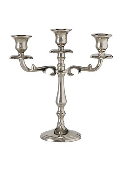 Boltze Świecznik "Varas" w kolorze srebrnym - wys. 26 cm ze sklepu Limango Polska w kategorii Świeczniki - zdjęcie 188701021