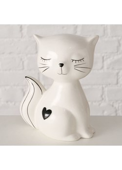 Boltze Figurka dekoracyjna "Catinka" w kolorze biało-czarnym - wys. 17 cm ze sklepu Limango Polska w kategorii Dekoracje - zdjęcie 188701043