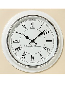 Boltze Zegar ścienny "Yella" w kolorze białym - Ø 40 cm ze sklepu Limango Polska w kategorii Zegary - zdjęcie 188701090